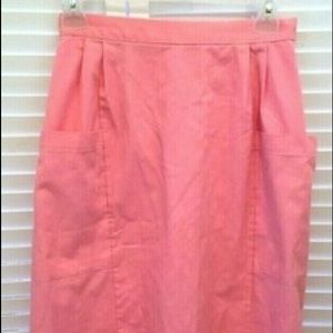 HUNTER'S GLEN PINK PENCIL SKIRT W/ POCKETS SIZE 8